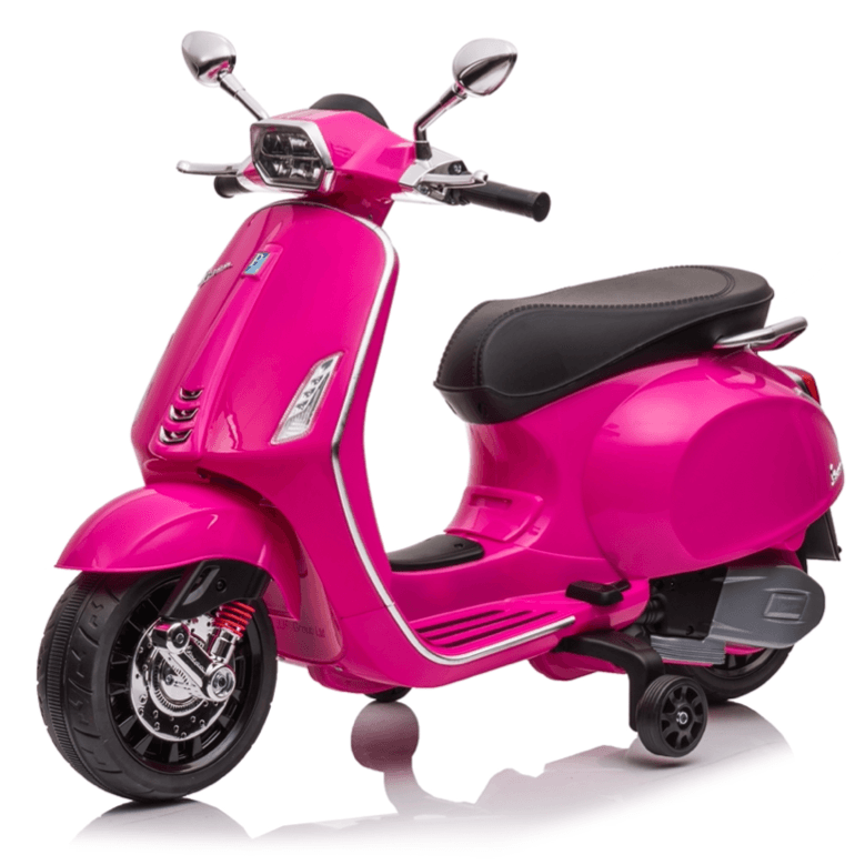 Vespa Sprint 6V Kinderscooter Roze