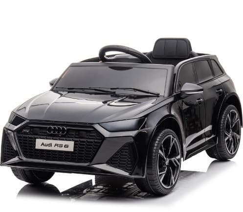 Audi RS6 12V Kinderauto Zwart
