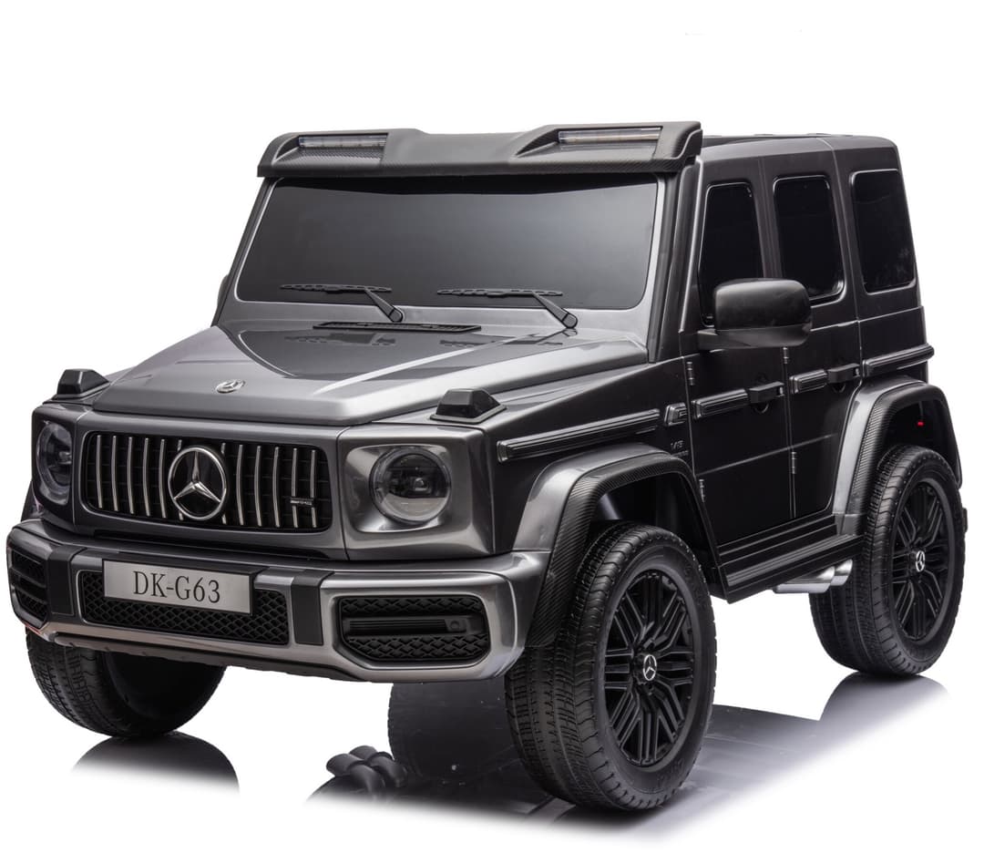 Mercedes G63 XXL 24V 2-persoons kinderauto metallic Grijs