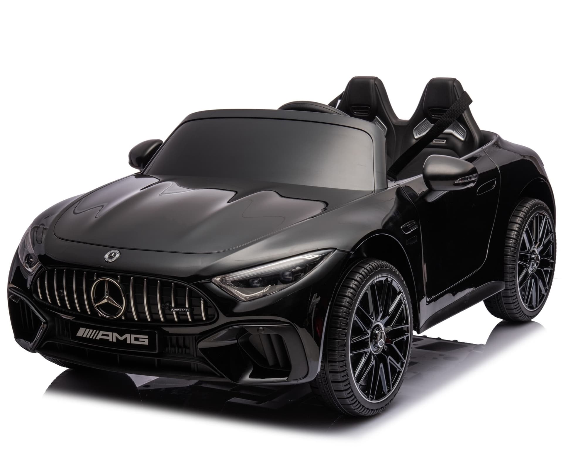 Mercedes SL63 AMG 24V 2-persoons kinderauto Zwart