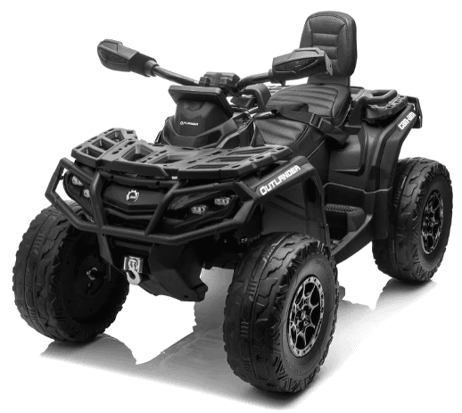 CAN-AM Outlander 24V Kinder Quad 2-Persoons Zwart