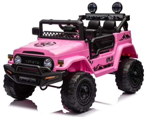 Toyota FJ Cruiser 12V kinderauto Roze