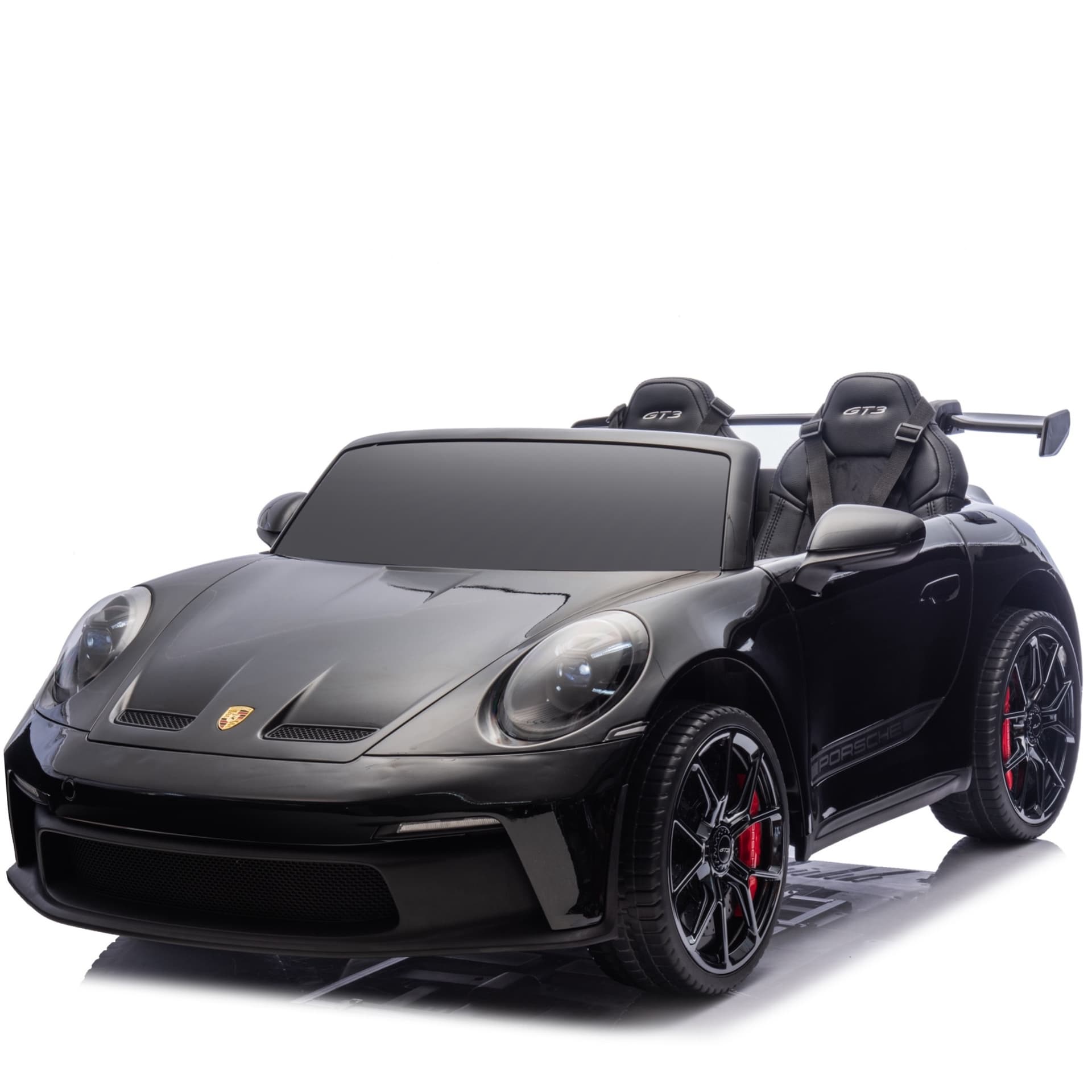 Porsche 911 GT3 24V 2-persoons kinderauto metallic Zwart