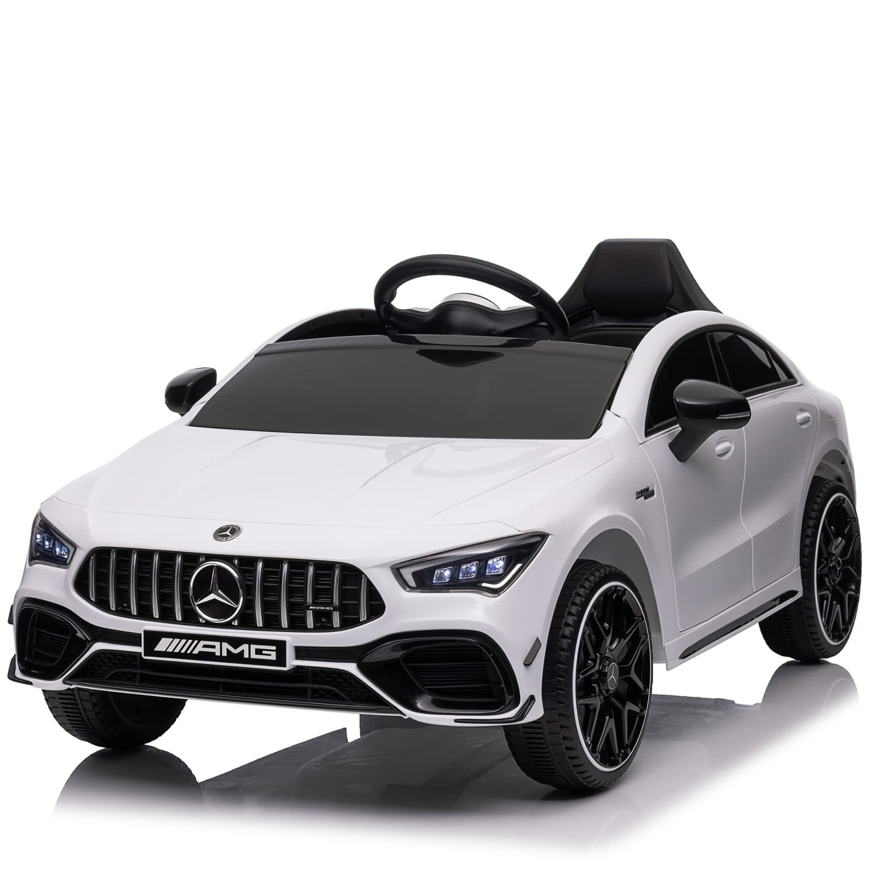 Mercedes CLA45 AMG 12V Kinderauto Wit