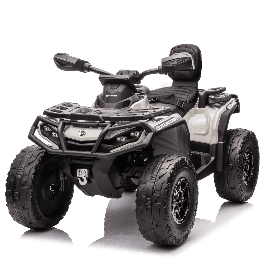 CAN-AM Outlander 24V Kinder Quad 2-Persoons Grijs