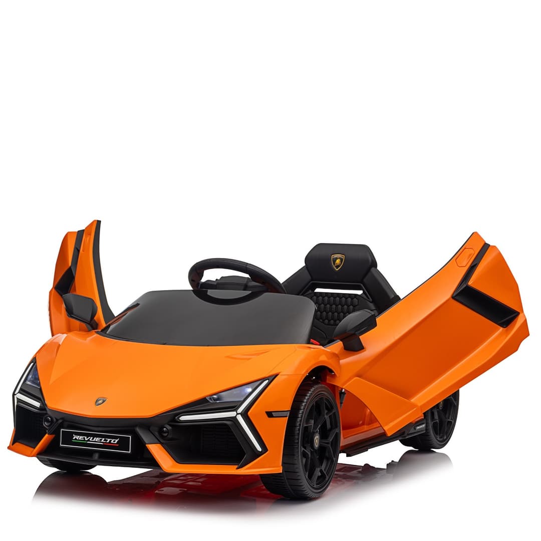 Lamborghini Revuelto 12V Kinderauto Oranje