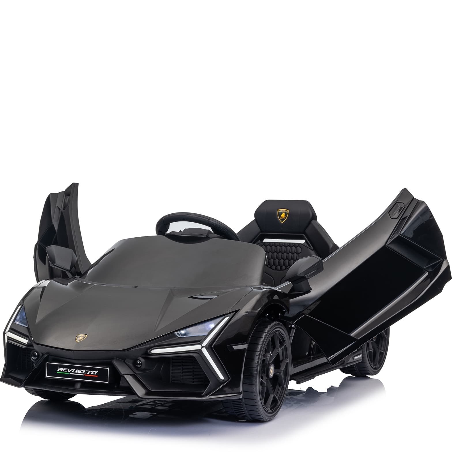 Lamborghini Revuelto 12V Kinderauto Zwart
