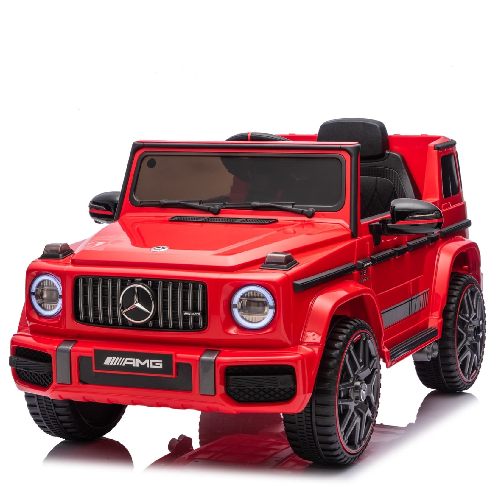 Mercedes G63 AMG Cabrio 12V Kinderauto Rood