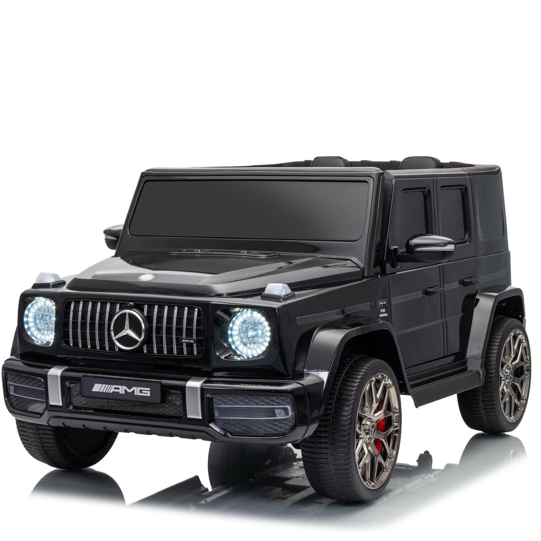 Mercedes g63 12V 2-persoons kinderauto metallic zwart